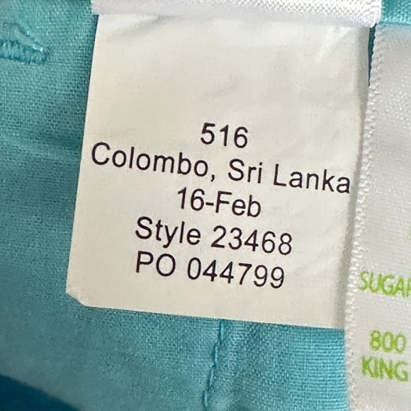 Lilly Pulitzer The Buttercup Short Blue Scallop Hem 5 inch inseam Cumulus Size 2 - Picture 6 of 6